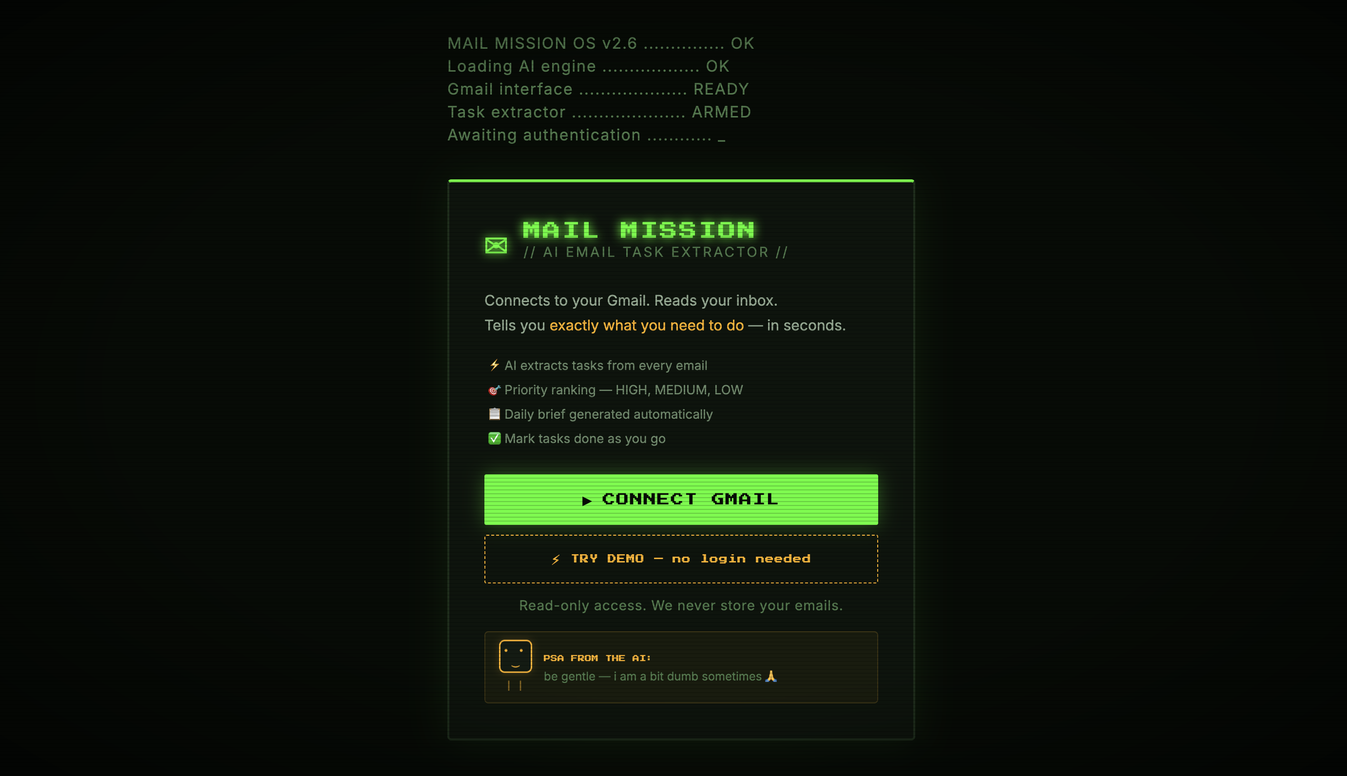 Mail Mission screenshot